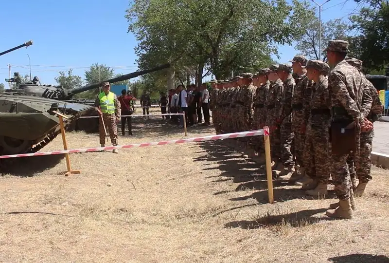 Летний военно-полевой лагерь начал работу в Жамбылской области