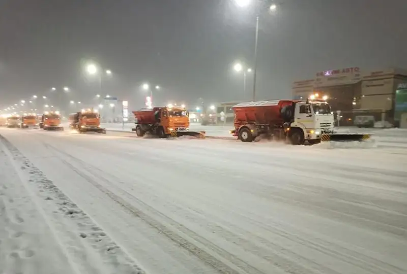 Почти в шесть раз увеличилось количество осадков в столице за ночь