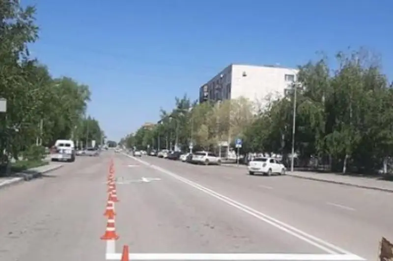 Костанайцы возмутились новыми дорожными разметками