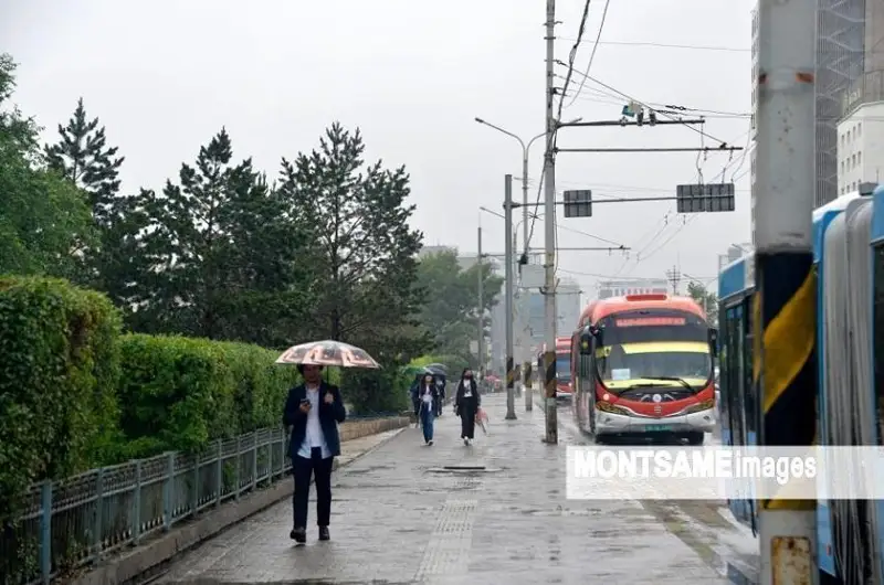 Обрушившиеся на Улан-Батор проливные дожди вызвали наводнения