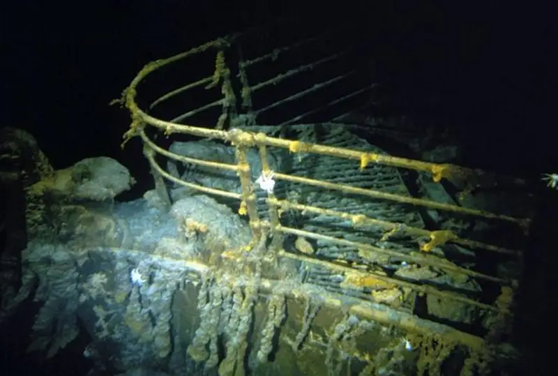 Опубликованы редкие кадры затонувшего «Титаника»