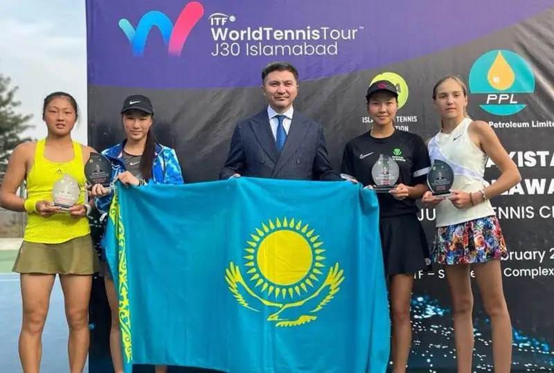 Қозоғистонлик ёш теннисчи Покистондаги турнирда чемпион бўлди