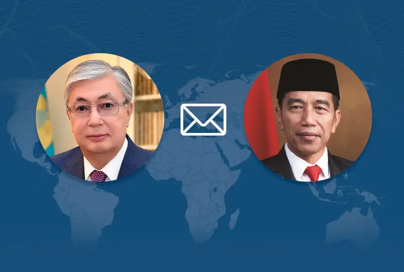 Qasym-Jomart Toqaev Indonezııanyń táýelsizdik kúnine oraı quttyqtaý jedelhatyn joldady