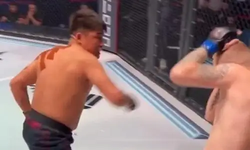 Казахстанский боец за 20 секунд нокаутировал россиянина в Алматы