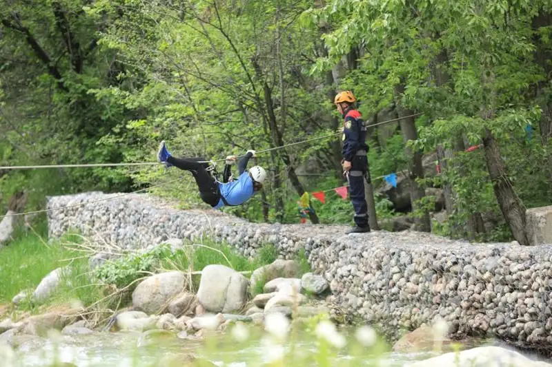 الماتىدا جاس قۇتقارۋشىلار جارىسى ءوتتى