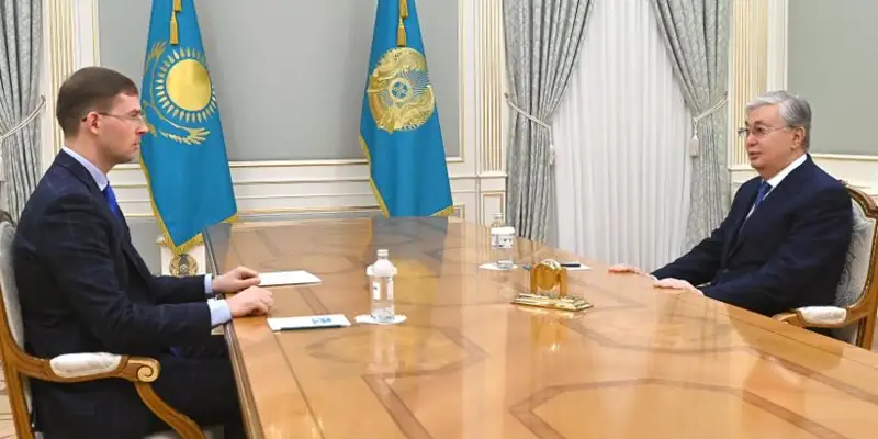 Глава государства принял президента Казахстанской федерации шахмат Тимура Турлова