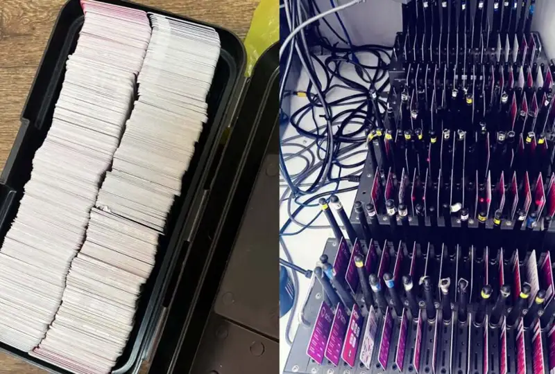 SIM-box оборудование, использованное в мошеннических схемах, изъяли в Алматы
