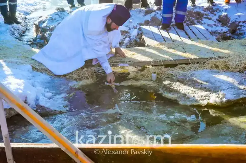 Прорубь для крещенских купаний определили в Костанае