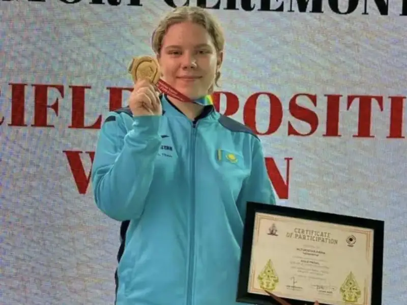 Казахстанская спортсменка выиграла «золото» Кубка мира по пулевой стрельбе