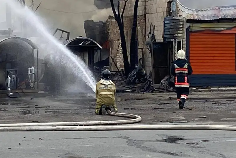 В Экибастузе возбудили уголовное дело после возгорания на АЗС