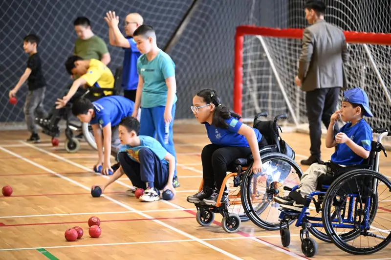 Началась подготовка спортсменов к чемпионату республики по Паралимпийскому бочча