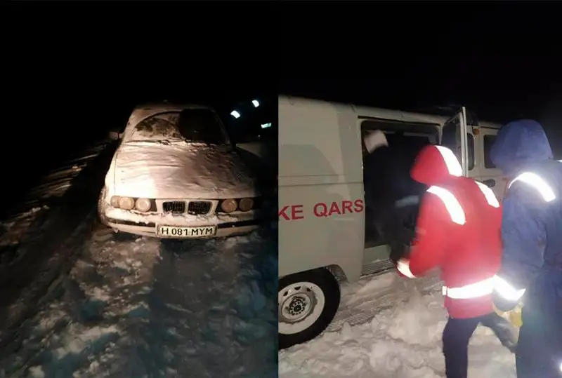 Шесть человек эвакуировали с трассы жуалынские спасатели