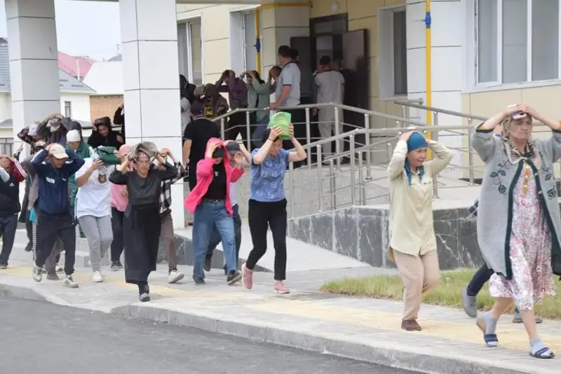 Общегородскую сейсмотренировку провели в Шымкенте