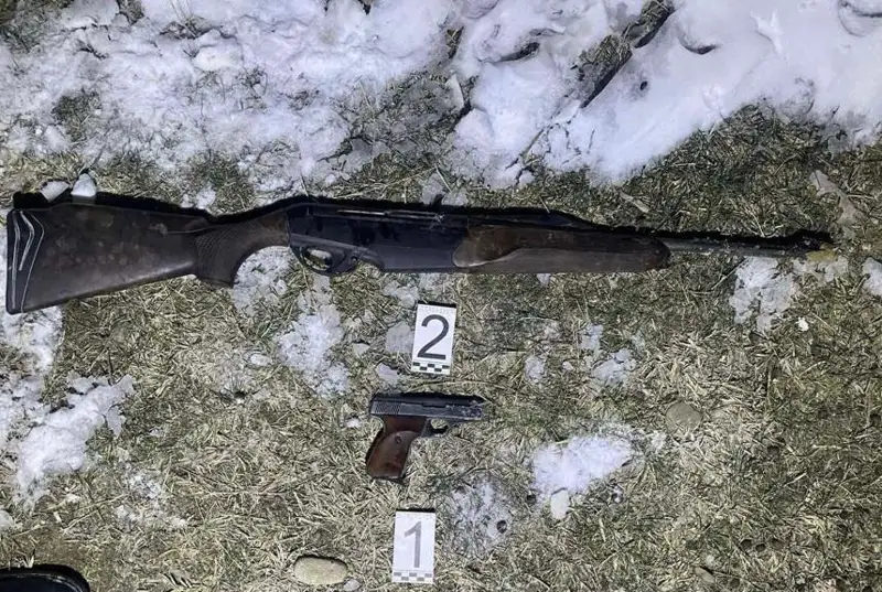 Украденное из магазина во время январских событий оружие нашли в Таразе