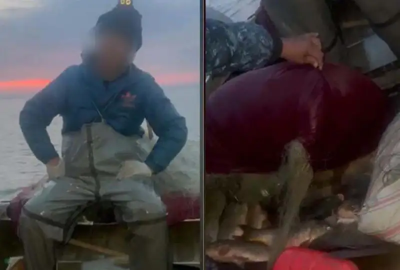 Свыше 70 кг рыбы изъяли у мужчины на берегу Сырдарьи