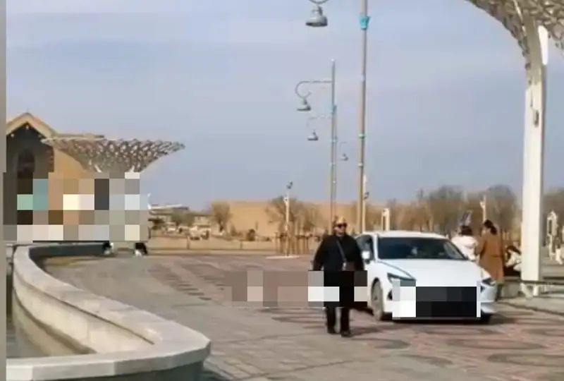 Түркістандағы Яссауи кесенесі жанында жол ережесін бұзған жүргізуші жауапқа тартылды