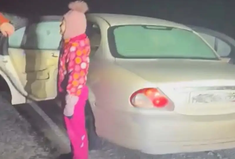 Из сломавшегося авто спасли иностранцев акмолинские полицейские