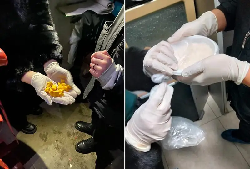 Студенток задержали при закладке наркотиков в Костанае