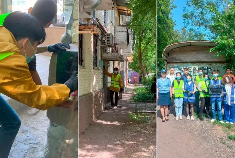 Рейд по закрашиванию наркограффити провели в  столице