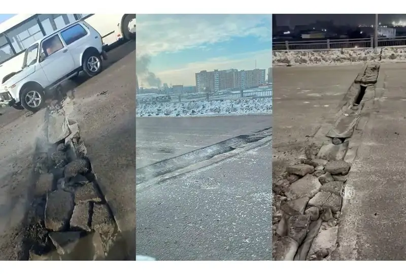 2020 jyly opyrylyp qulaǵan Astanadaǵy kópirden taǵy aqaý shyqty