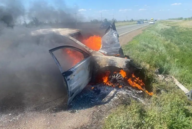 Два человека погибли в жутком ДТП на трассе Уральск-Атырау