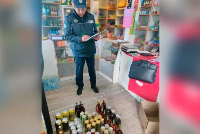 Свыше 2600 литров незаконного алкоголя изъяли в СКО