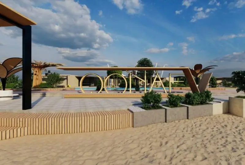 Дизайн уникального амфитеатра на берегу Капшагайского водохранилища показали в акимате