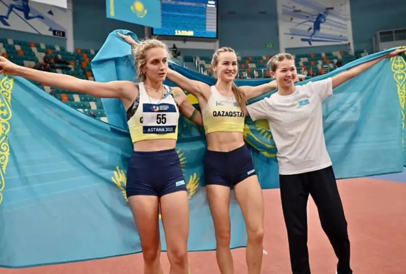 Казахстанки заняли весь подиум в прыжках в высоту на чемпионате Азии в Астане