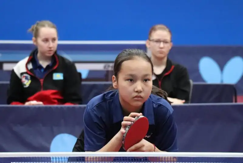 Юношеский чемпионат Казахстана по настольному теннису стартовал в Алматы