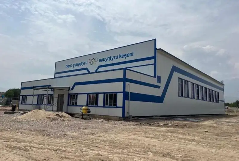 «Ауыл - ел бесігі»: современный спорткомплекс появился в отдаленном селе Жамбылской области