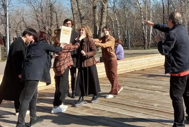 Карагандинцы спонтанно стали участниками мирового арт-проекта