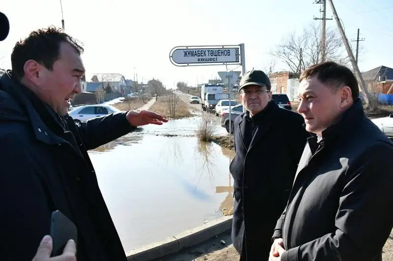 Нужно быть наготове – аким Ермек Маржикпаев о ходе паводка в Акмолинской области