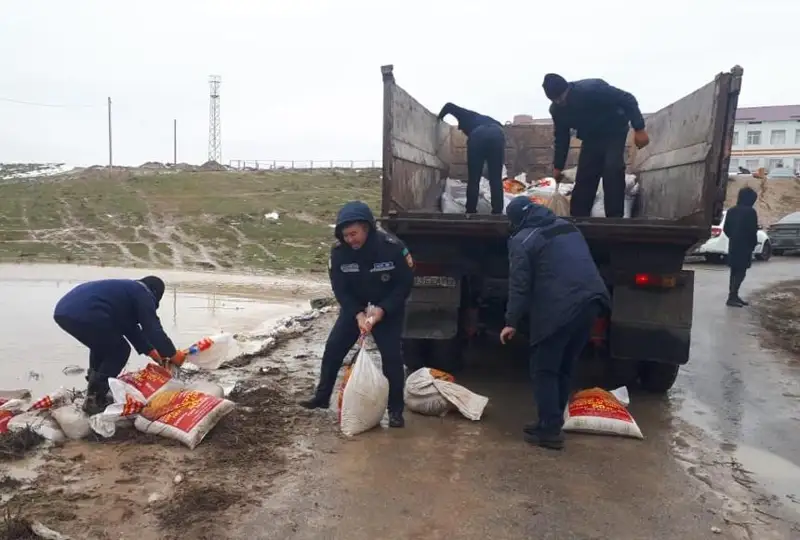 Тасқын судан Түркістан қаласына келер қауіп жоқ - әкімдік