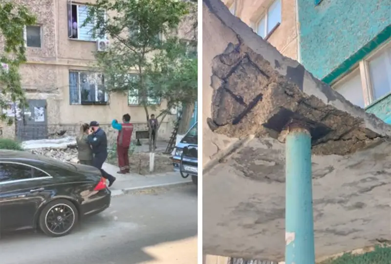 Aqtaý ákimi qaladaǵy turǵyn úı mańdaıshasynyń qulaýyna baılanysty jaǵdaıdy túsindirdi