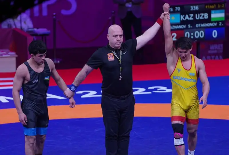 Четвертое золото завоевал Казахстан на чемпионате Азии по борьбе