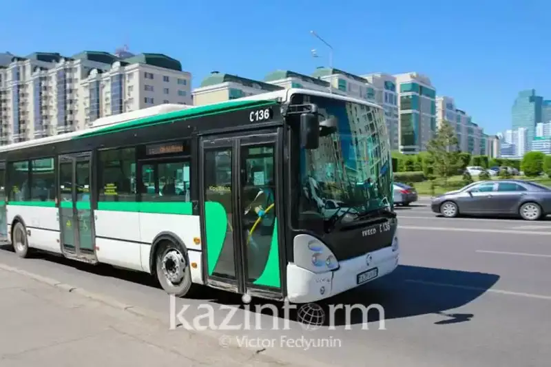 Jol jóndelip jatyr: Elordada taǵy 5 avtobýstyń júretin joly ózgerdi