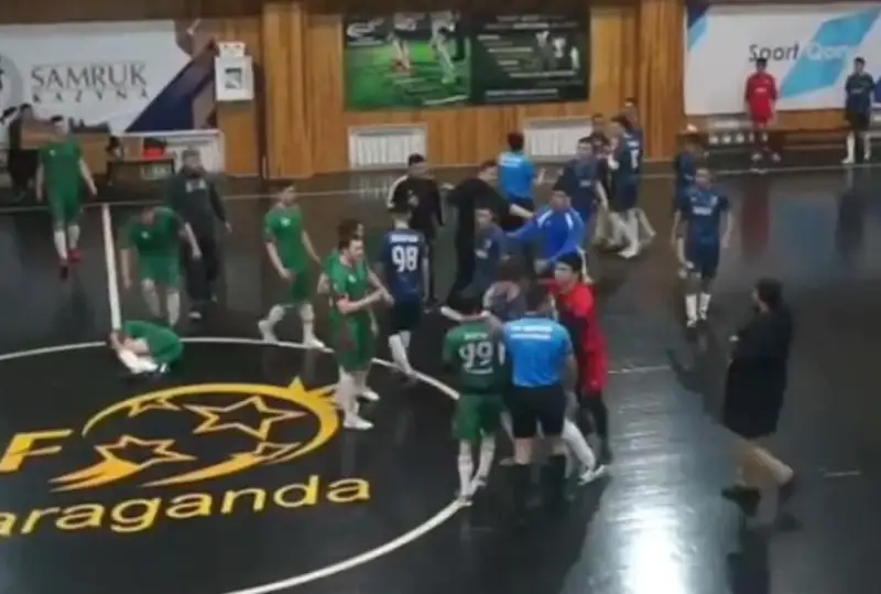 Драку футболистов прокомментировали в Караганде