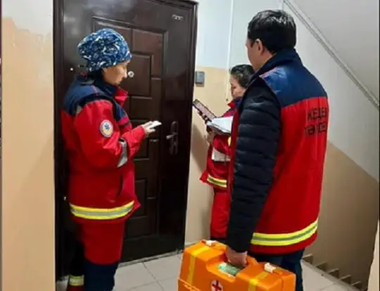 وبلىستىق باسقارما باسشىسى جەدەل جاردەم بريگاداسىمەن شاقىرتۋلارعا باردى - ۆيدەو