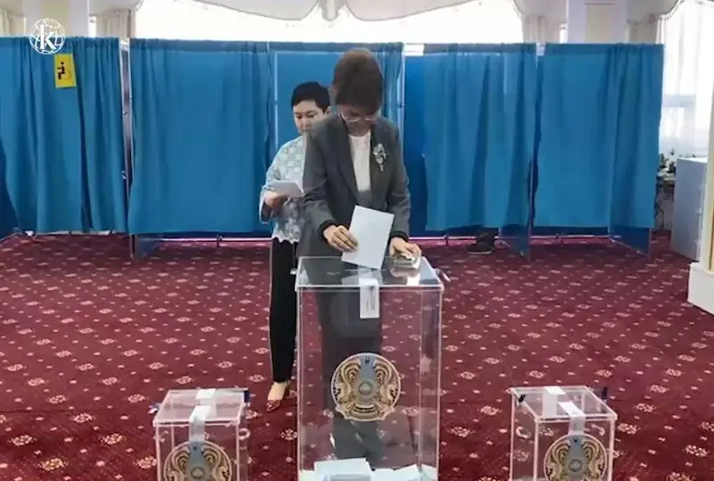 Аида Балаева проголосовала на референдуме