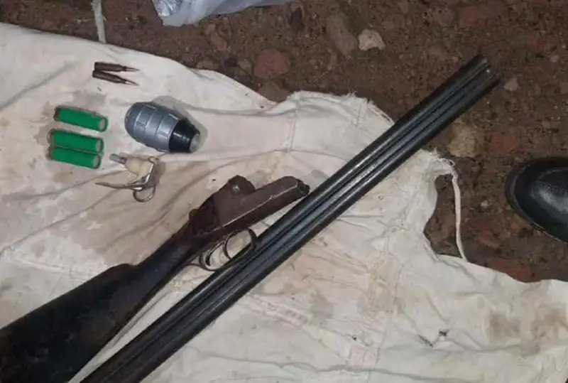 جامبىل وبلىسىندا بوس جاتقان عيماراتتان قارۋ-جاراق پەن وق-دارىلەر تابىلدى