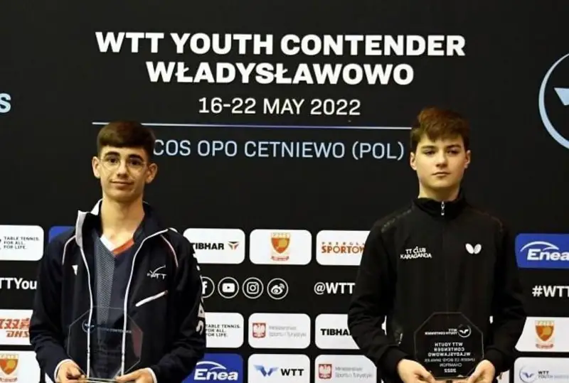 Казахстанец стал чемпионом международного турнира по настольному теннису