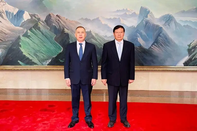 哈萨克斯坦驻华大使会见中国全国政协外事委员会主任