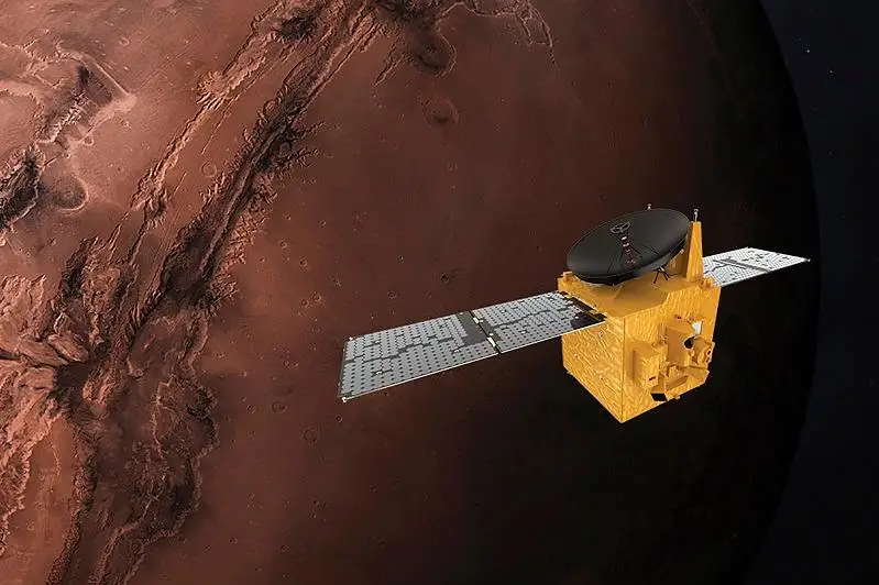 阿联酋“希望”号探测器将进入火星轨道