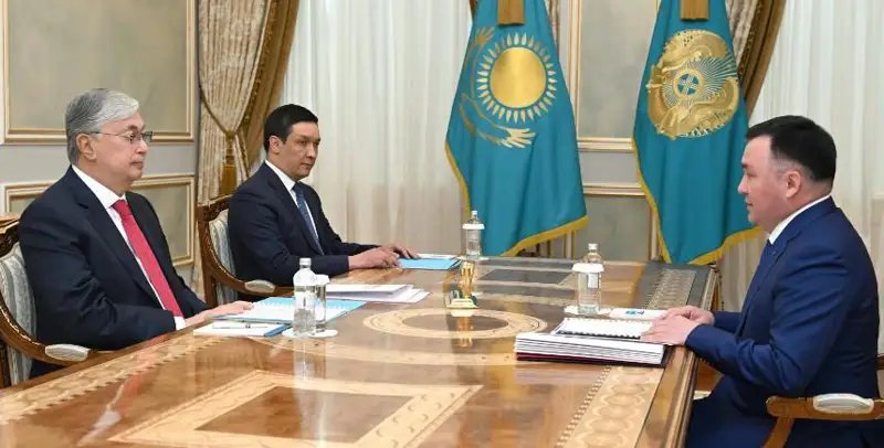 ҚР Президент Олий суд раиси Асламбек Мерғалиевни қабул қилди