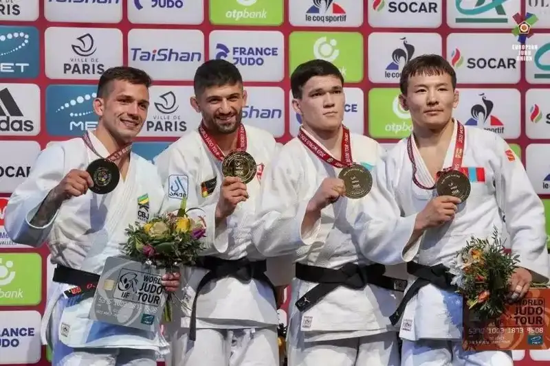 Қозоғистонлик дзюдочи жаҳон Grand Slam турнирининг бронза медали соҳибига айланди