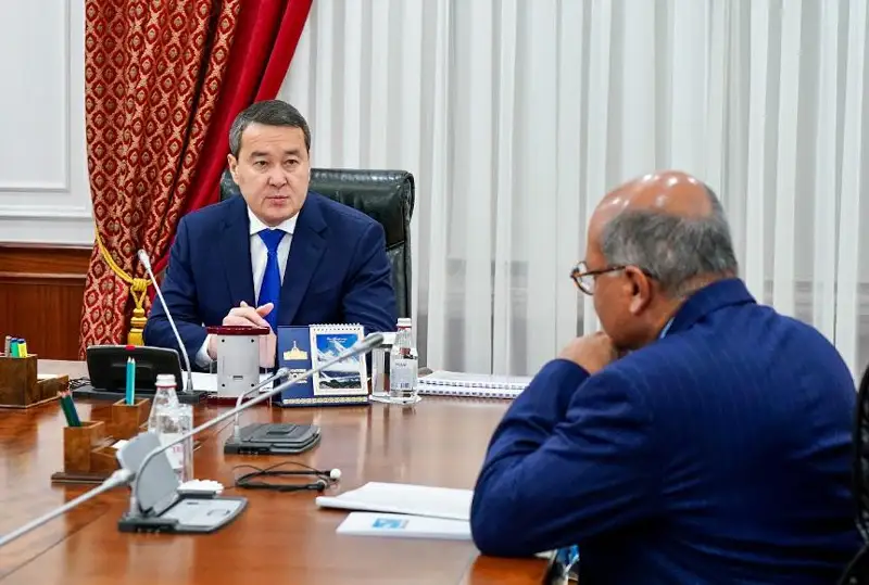 Меры по снижению инфляции в РК обсудили Алихан Смаилов и Сума Чакрабарти