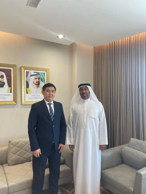 哈萨克斯坦大使会见阿联酋国务部长