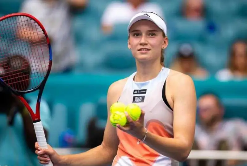 Елена Рибакина 2023 йилда WТА турнирларида эйслар сони бўйича етакчига айланди