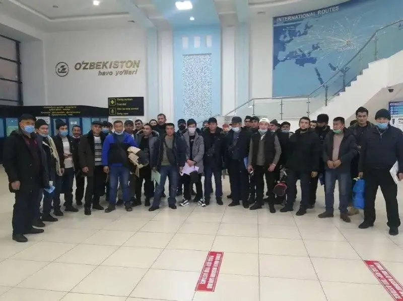 Ўзбекистонлик 58 нафар фуқаро «Камаз»да ишлаш учун жўнаб кетди