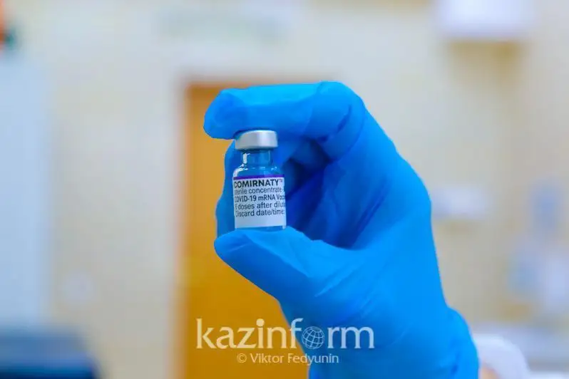 Қозоғистонда Pfizer вакцинаси билан қанча одам эмланди